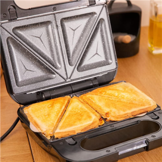 Cecotec Sandwich Maker | Rock nToast 4in1 | 1000 W | Number of plates 4 | Black Cecotec Sandwich Maker | Rock nToast 4in1 | 1000 W | Number of plates 4 | Black