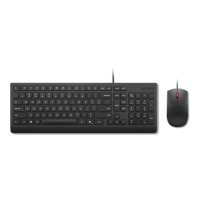Lenovo Essential Wired Combo Keyboard and Mouse | Keyboard and Mouse Set | Wired | Mouse included | Lithuanian | Black Lenovo Essential Wired Combo Keyboard and Mouse | Keyboard and Mouse Set | Wired | Mouse included | Lithuanian | Black