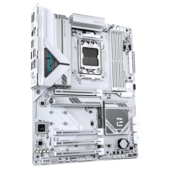 Gigabyte B850 EAGLE WF7 ICE | Processor family AMD | Processor socket AM5 | DDR5 | Supported hard disk drive interfaces SATA, M. Gigabyte B850 EAGLE WF7 ICE | Processor family AMD | Processor socket AM5 | DDR5 | Supported hard disk drive interfaces SATA, M.