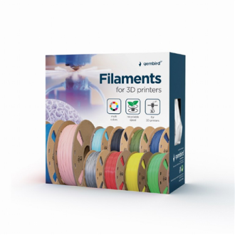 Gembird Plastic filament for cleaning 3D printer nozzle, 1.75 mm 100gr. | 3DP-CLN1.75-01 Gembird Plastic filament for cleaning 3D printer nozzle, 1.75 mm 100gr. | 3DP-CLN1.75-01