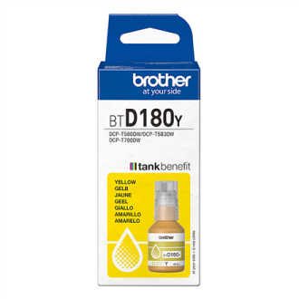Brother BTD180Y | Ink refill | Yellow Brother BTD180Y | Ink refill | Yellow