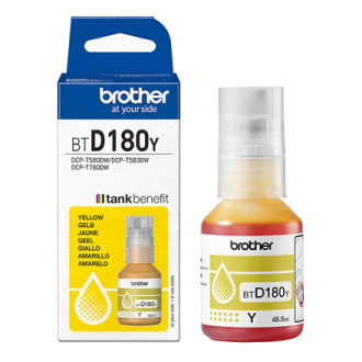 Brother BTD180Y | Ink refill | Yellow Brother BTD180Y | Ink refill | Yellow