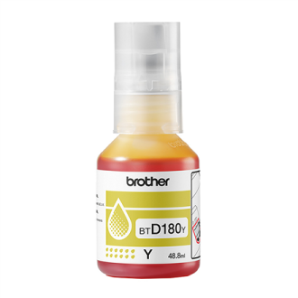 Brother BTD180Y | Ink refill | Yellow Brother BTD180Y | Ink refill | Yellow