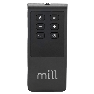 Mill FH1500BLACK | Ceramic fan heater | 1500 W | Suitable for rooms up to 22 m | Black