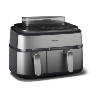 Philips Dual Basket Airfryer | NA555/00 5000 series | Power 2750 W | Capacity 9 L | RapidAir Plus | Silver Philips Dual Basket Airfryer | NA555/00 5000 series | Power 2750 W | Capacity 9 L | RapidAir Plus | Silver