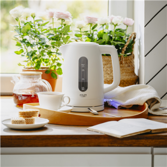 Adler Kettle | AD 1379w | Electric | 2200 W | 1.7 L | Polypropylene | 360 rotational base | White Adler Kettle | AD 1379w | Electric | 2200 W | 1.7 L | Polypropylene | 360 rotational base | White