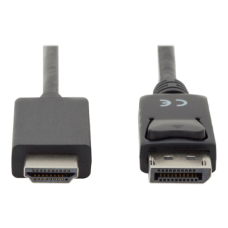 Digitus Adapter Cable, DP - HDMI type A | DisplayPort to HDMI | 2 m Digitus Adapter Cable, DP - HDMI type A | DisplayPort to HDMI | 2 m