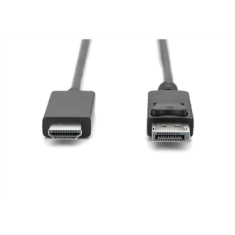 Digitus Adapter Cable, DP - HDMI type A | DisplayPort to HDMI | 2 m Digitus Adapter Cable, DP - HDMI type A | DisplayPort to HDMI | 2 m