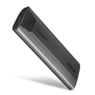 AXAGON USB-C 10Gbps - M.2 NVMe and SATA SSD THIN SCREWLESS box | EEM2-GTS2 AXAGON USB-C 10Gbps - M.2 NVMe and SATA SSD THIN SCREWLESS box | EEM2-GTS2