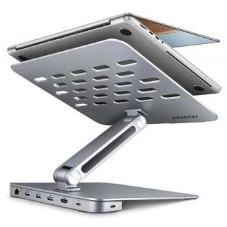 AXAGON Desk Mount | HMC-STND USB-C 5Gbps Stand and Hub 7in1 | Adjustable Height, Tilt | 10-16 AXAGON Desk Mount | HMC-STND USB-C 5Gbps Stand and Hub 7in1 | Adjustable Height, Tilt | 10-16