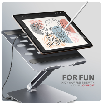 AXAGON Desk Mount | HMC-STND USB-C 5Gbps Stand and Hub 7in1 | Adjustable Height, Tilt | 10-16 AXAGON Desk Mount | HMC-STND USB-C 5Gbps Stand and Hub 7in1 | Adjustable Height, Tilt | 10-16