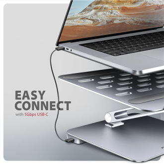 AXAGON Desk Mount | HMC-STND USB-C 5Gbps Stand and Hub 7in1 | Adjustable Height, Tilt | 10-16 AXAGON Desk Mount | HMC-STND USB-C 5Gbps Stand and Hub 7in1 | Adjustable Height, Tilt | 10-16