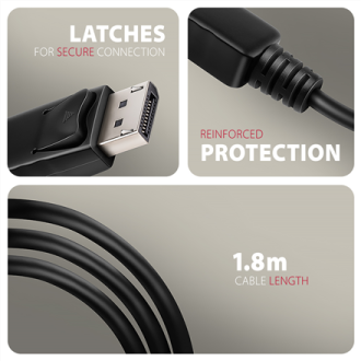 AXAGON Active cable RVD-HI20C2 | DisplayPort to HDMI | 1.8 m AXAGON Active cable RVD-HI20C2 | DisplayPort to HDMI | 1.8 m