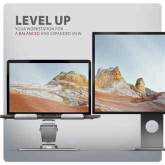 AXAGON Desk Mount | STND-LR stand with 360 rotation for laptops and tablets | Adjustable Height, Angle | 10-17.3 AXAGON Desk Mount | STND-LR stand with 360 rotation for laptops and tablets | Adjustable Height, Angle | 10-17.3