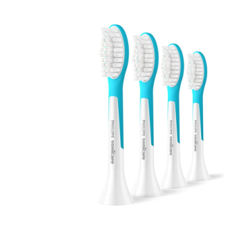 Philips | Replacement brush heads | HX6044/90 Sonicare For Kids7+ | Heads | For kids | Number of brush heads included 4 | White/