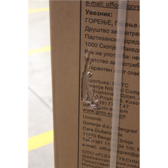 Gorenje Freezer | FN617EES5 | Energy efficiency class E | Upright | Free standing | Height 172 cm | Total net capacity 240 L | N Gorenje Freezer | FN617EES5 | Energy efficiency class E | Upright | Free standing | Height 172 cm | Total net capacity 240 L | N