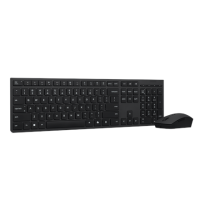 Lenovo Professional Wireless Rechargeable Combo Keyboard and Mouse | Keyboard and Mouse Set | Wireless | Mouse included | Blueto Lenovo Professional Wireless Rechargeable Combo Keyboard and Mouse | Keyboard and Mouse Set | Wireless | Mouse included | Blueto
