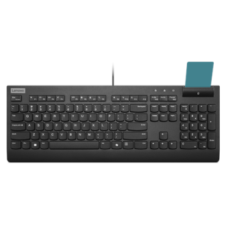 Lenovo Smartcard II | Keyboard | Wired | Estonian | Plunger type switch | Black Lenovo Smartcard II | Keyboard | Wired | Estonian | Plunger type switch | Black