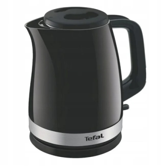 TEFAL | Kettle | KO150F30 Delfini Vision | Electric | 2400 W | 1.5 L | Plastic | 360 rotational base | Black/Stainless steel