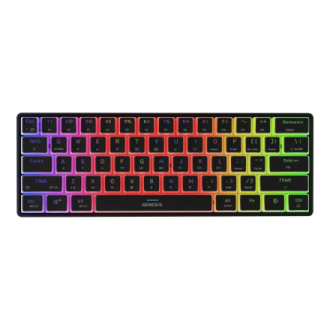 Genesis | THOR 660 G2 | Gaming keyboard | Wireless/Wired | US | Tactile | Black Genesis | THOR 660 G2 | Gaming keyboard | Wireless/Wired | US | Tactile | Black