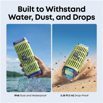 Anker Soundcore Speaker | Boom 3i | 50 W | Waterproof | Bluetooth | Wireless connection | Portable | Green Anker Soundcore Speaker | Boom 3i | 50 W | Waterproof | Bluetooth | Wireless connection | Portable | Green