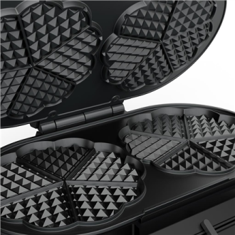 Princess Waffle Maker | 132384 | 1200 W | Number of pastry 10 | Heart shaped | Black Princess Waffle Maker | 132384 | 1200 W | Number of pastry 10 | Heart shaped | Black