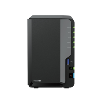 Synology DiskStation | DS225+ | Intel Celeron | J4125 | 2 GB | DDR4 | Black Synology DiskStation | DS225+ | Intel Celeron | J4125 | 2 GB | DDR4 | Black