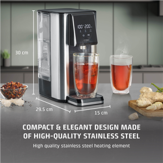 Caso | Turbo hot water dispenser | HW 620 | Water Dispenser | 2600 W | 2.5 L | Plastic/Stainless Steel | Black/Stainless Steel Caso | Turbo hot water dispenser | HW 620 | Water Dispenser | 2600 W | 2.5 L | Plastic/Stainless Steel | Black/Stainless Steel