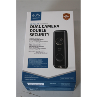 SALE OUT. Anker Eufy Doorbell 2 Pro, Black | SALE OUT. Anker Eufy Doorbell 2 Pro | UNPACKED, SCRATCHED TOP SALE OUT. Anker Eufy Doorbell 2 Pro, Black | SALE OUT. Anker Eufy Doorbell 2 Pro | UNPACKED, SCRATCHED TOP