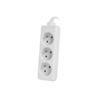 Lanberg Cable Power Strip, 3X French Outlets Quality-Grade Copper, 1.5 m | PS0-03E-0150-W Lanberg Cable Power Strip, 3X French Outlets Quality-Grade Copper, 1.5 m | PS0-03E-0150-W