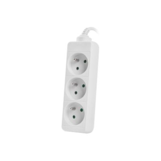 Lanberg Cable Power Strip, 3X French Outlets Quality-Grade Copper, 1.5 m | PS0-03E-0150-W Lanberg Cable Power Strip, 3X French Outlets Quality-Grade Copper, 1.5 m | PS0-03E-0150-W