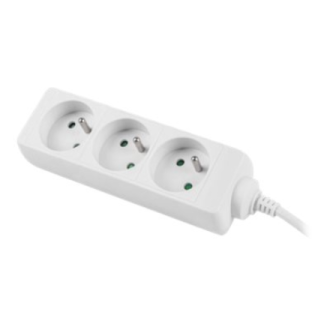 Lanberg Cable Power Strip, 3X French Outlets Quality-Grade Copper, 1.5 m | PS0-03E-0150-W Lanberg Cable Power Strip, 3X French Outlets Quality-Grade Copper, 1.5 m | PS0-03E-0150-W