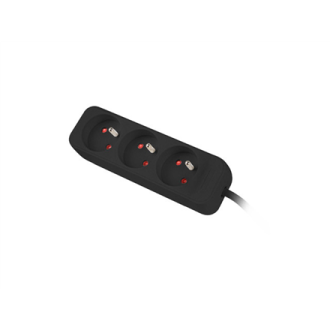 Lanberg Cable Power Strip, 3X French Outlets Quality-Grade Copper, 1.5 m | PS0-03E-0150-BK Lanberg Cable Power Strip, 3X French Outlets Quality-Grade Copper, 1.5 m | PS0-03E-0150-BK