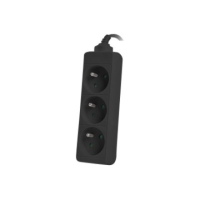 Lanberg Cable Power Strip, 3X French Outlets Quality-Grade Copper, 3 m | PS0-03E-0300-BK Lanberg Cable Power Strip, 3X French Outlets Quality-Grade Copper, 3 m | PS0-03E-0300-BK