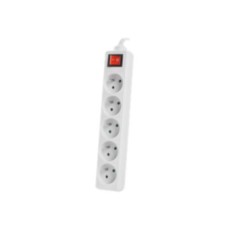 Lanberg Cable Power Strip, 5X French Outlets with Switch, Quality-Grade Copper, 1.5 m | PS1-05E-0150-W Lanberg Cable Power Strip, 5X French Outlets with Switch, Quality-Grade Copper, 1.5 m | PS1-05E-0150-W