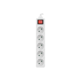 Lanberg Cable Power Strip, 5X French Outlets with Switch, Quality-Grade Copper, 1.5 m | PS1-05E-0150-W Lanberg Cable Power Strip, 5X French Outlets with Switch, Quality-Grade Copper, 1.5 m | PS1-05E-0150-W