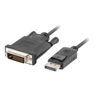 Lanberg Cable | CA-DPDV-10CU-0018-BK | DisplayPort to DVI-D | 1.8 m Lanberg Cable | CA-DPDV-10CU-0018-BK | DisplayPort to DVI-D | 1.8 m