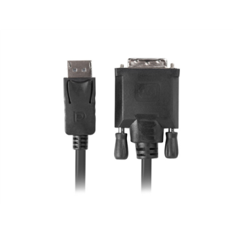 Lanberg Cable | CA-DPDV-10CU-0018-BK | DisplayPort to DVI-D | 1.8 m Lanberg Cable | CA-DPDV-10CU-0018-BK | DisplayPort to DVI-D | 1.8 m