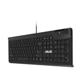 Asus KU100 | Smart Card Keyboard | Wired | US | Black Asus KU100 | Smart Card Keyboard | Wired | US | Black
