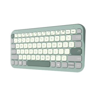 Asus Marshmallow KW100 | Keyboard | Wireless | US International | Green Tea Latte
