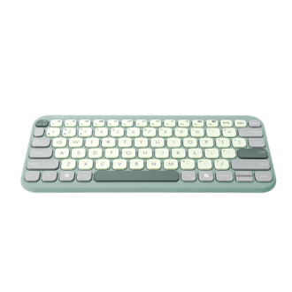 Asus Marshmallow KW100 | Keyboard | Wireless | US International | Green Tea Latte