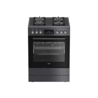 BEKO Cooker | FBM62330GADSN | Hob type Gas | Oven type Electric | Grey | Width 60 cm | Grilling | LED | Depth 60 cm | 72 L BEKO Cooker | FBM62330GADSN | Hob type Gas | Oven type Electric | Grey | Width 60 cm | Grilling | LED | Depth 60 cm | 72 L