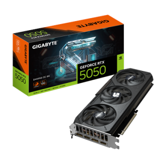 Gigabyte GeForce RTX 5050 GAMING OC 8G | NVIDIA | 8 GB | GeForce RTX 5050 | GDDR6 | HDMI ports quantity 2 | PCI-E 5.0 Gigabyte GeForce RTX 5050 GAMING OC 8G | NVIDIA | 8 GB | GeForce RTX 5050 | GDDR6 | HDMI ports quantity 2 | PCI-E 5.0