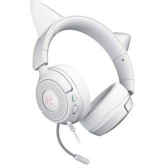 Razer Gaming Headset | Kraken Kitty V3 X | Wired | Over-Ear | Microphone | White Razer Gaming Headset | Kraken Kitty V3 X | Wired | Over-Ear | Microphone | White