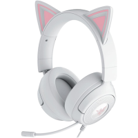 Razer Gaming Headset | Kraken Kitty V3 X | Wired | Over-Ear | Microphone | White Razer Gaming Headset | Kraken Kitty V3 X | Wired | Over-Ear | Microphone | White