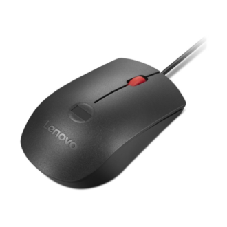 Lenovo Fingerprint Biometric USB Mouse Gen3 | Wired | USB-A | Black/Red Lenovo Fingerprint Biometric USB Mouse Gen3 | Wired | USB-A | Black/Red