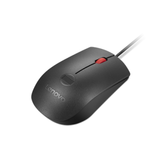 Lenovo Fingerprint Biometric USB Mouse Gen3 | Wired | USB-A | Black/Red Lenovo Fingerprint Biometric USB Mouse Gen3 | Wired | USB-A | Black/Red