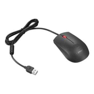 Lenovo Fingerprint Biometric USB Mouse Gen3 | Wired | USB-A | Black/Red Lenovo Fingerprint Biometric USB Mouse Gen3 | Wired | USB-A | Black/Red