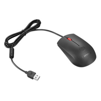 Lenovo Fingerprint Biometric USB Mouse Gen3 | Wired | USB-A | Black/Red Lenovo Fingerprint Biometric USB Mouse Gen3 | Wired | USB-A | Black/Red
