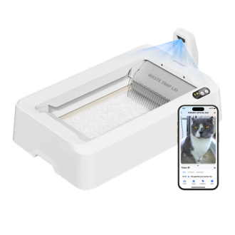 PETKIT Purobot Crystal Duo with Camera Self-Cleaning Cat Litter Box | White PETKIT Purobot Crystal Duo with Camera Self-Cleaning Cat Litter Box | White
